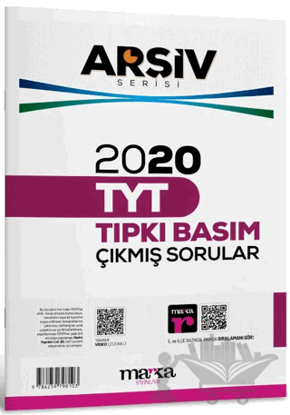 2020 TYT Arşiv Serisi Tıpkı Basım Çıkmış Sorular Tamamı Video Çözümlü