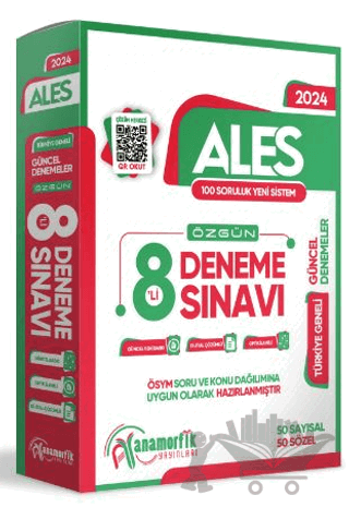 2024 ALES 8li Paket Deneme Sınavı Özgün Yeni Nesil Türkiye Geneli Kurumsal Çözümlü