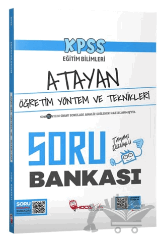 KPSS Eğitim Bilimleri Öğretim Yöntem ve Teknikleri Atayan Soru Bankası Çözümlü