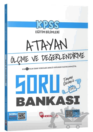 KPSS Eğitim Bilimleri Ölçme ve Değerlendirme Atayan Soru Bankası Çözümlü