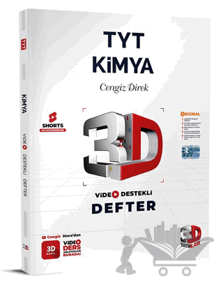 TYT 3D Kimya Video Destekli Defter
