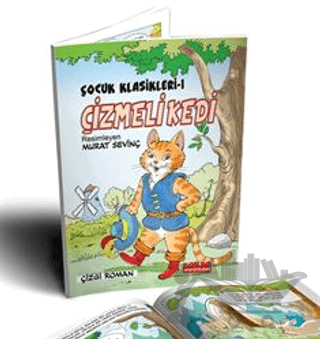 Çizmeli Kedi Renkli Çizgi Roman