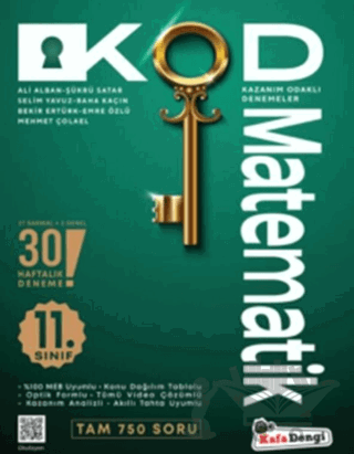 11. Sınıf Kod Matematik Kazanım Odaklı Denemeleri