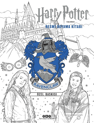 Harry Potter Filmlerinden Resmi Boyama Kitabı - Ravenclaw Özel Baskısı