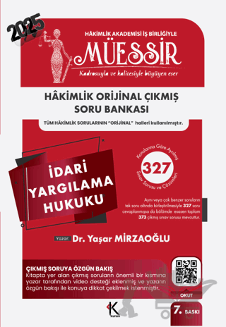 Müessir İdari Yargılama Hukuku Soru Bankası