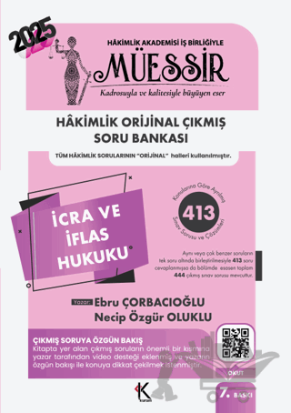 Müessir İcra ve İflas Hukuku Soru Bankası