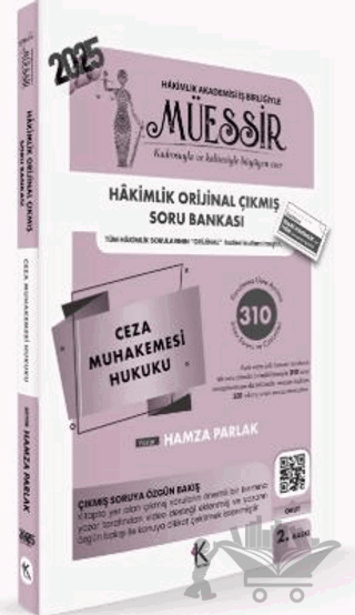 Müessir İdari Hakimlik ve İdari yargı Ön Sınavı için Ceza Muhakemesi Hukuku