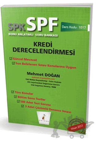 SPK - SPF Kredi Derecelendirmesi Konu Anlatımlı Soru Bankası