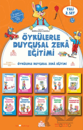 Tali Öykülerle Duygusal Zeka Eğitimi Serisi (3-7 Yaş) + Etkinlikli Boyama Kitabı 2. Set (10 Kitap Takım)