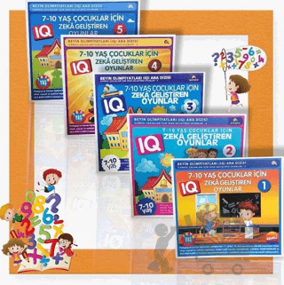7-10 Yaş ve Üstü Çocuklar İçin Zeka Geliştiren Oyunlar (5 Kitap)