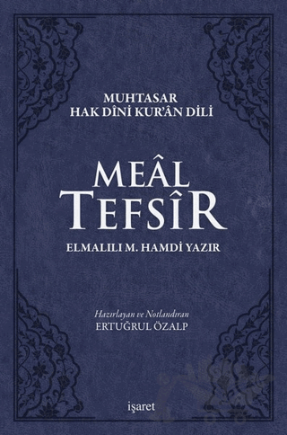 Meal Tefsir - Muhtasar Hak Dini Kur’an Dili (Mavi Renkte)