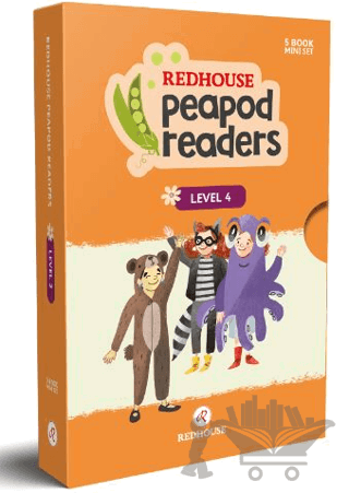 Redhouse Peapod Readers İngilizce Hikaye Seti 4 Kutulu Ürün