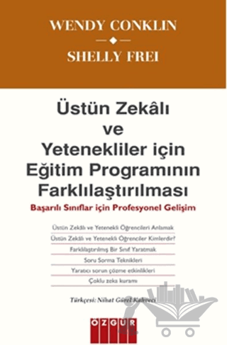 Üstün Zekalı ve Yetenekliler İçin Eğitim Programının Farklılaştırılması