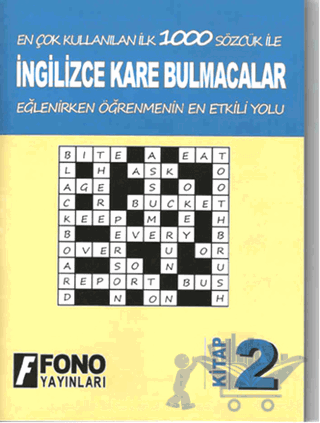 İngilizce Kare Bulmacalar 2. Kitap