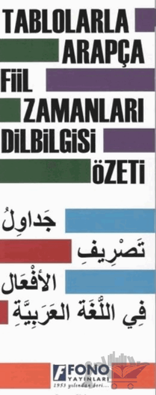 Tablolarla Arapça Fiil Zamanları Dilbilgisi Özeti