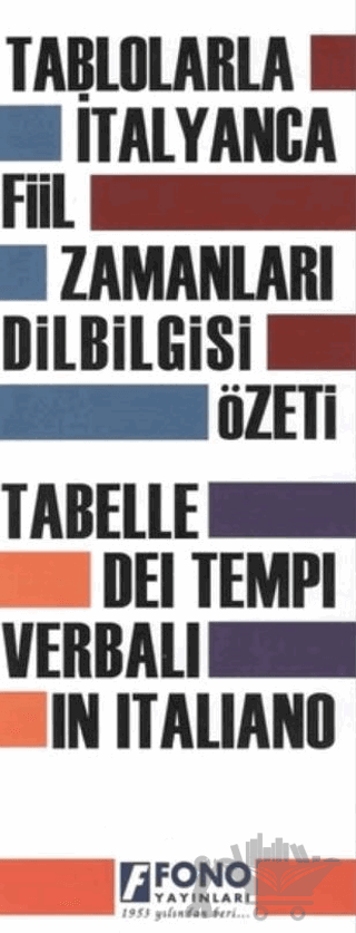Tablolarla İtalyanca Fiil Zamanları Dilbilgisi Özeti
