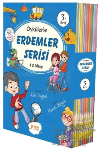 3. Sınıflar İçin Öykülerle Erdemler Serisi 10 Kitap