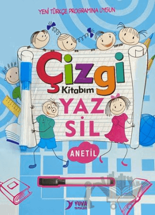 Çizgi Kitabım Yaz Sil Yazı Defteri Anetil