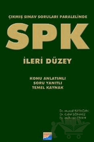SPK İleri Düzey Çıkmış Sınav Soruları Paralelinde