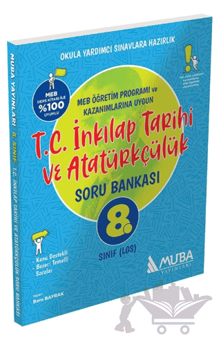 8. Sınıf T.C. İnkılap Tarihi ve Atatürkçülük Soru Bankası Muba Yayınları