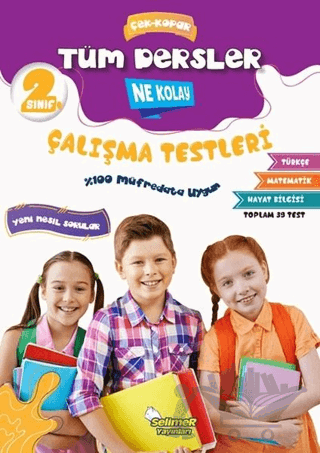 2. Sınıf Tüm Dersler Çek-Kopar Ne Kolay Çalışma Testleri