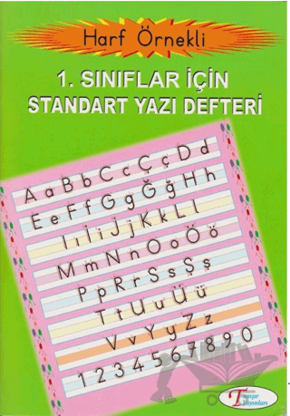 1. Sınıf Harf Örnekli Standart Yazı Defteri