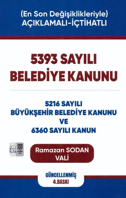 5393 SAYILI BELEDİYE KANUNU